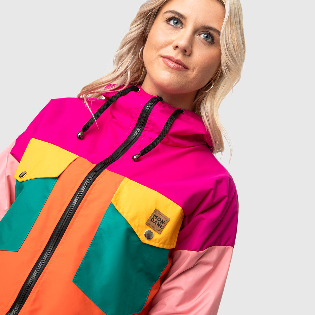 CORTAVIENTO WOMEN CROP PINKADELIC