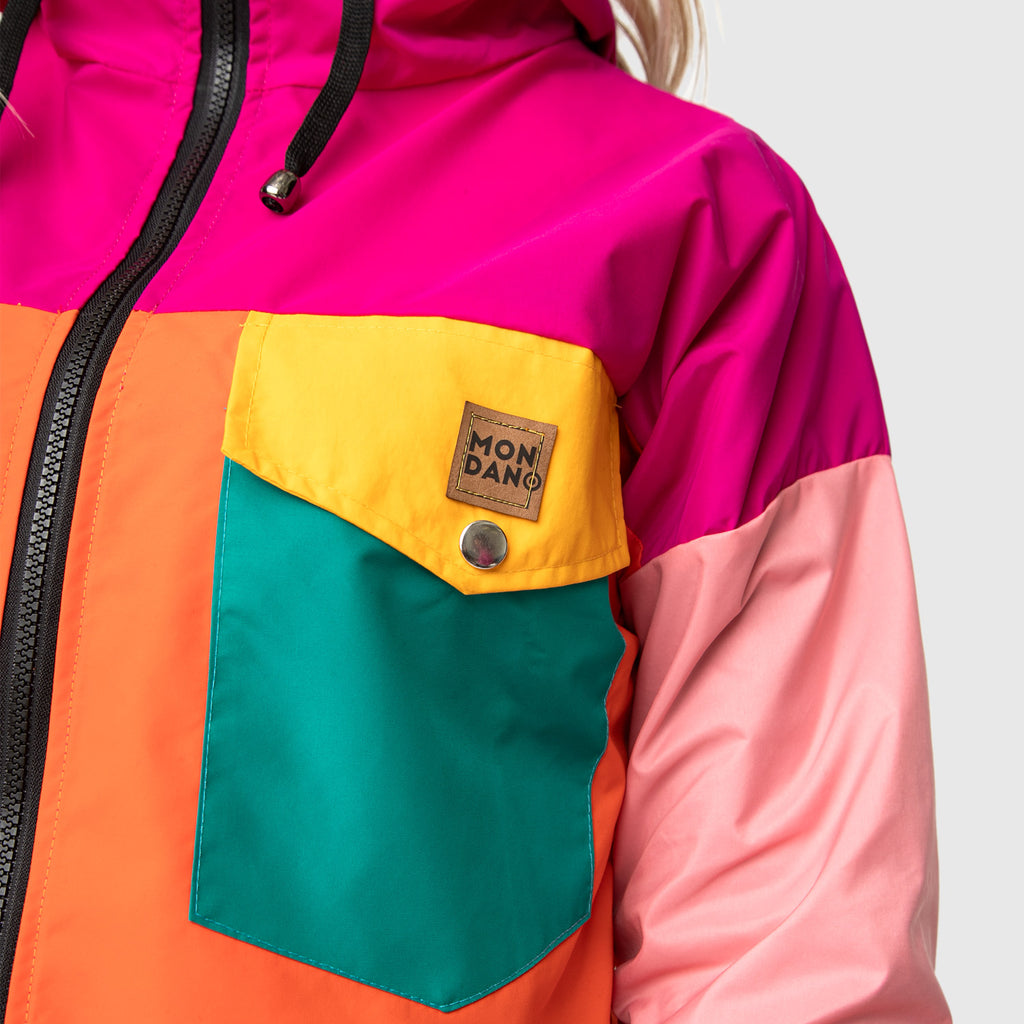 CORTAVIENTO WOMEN CROP PINKADELIC