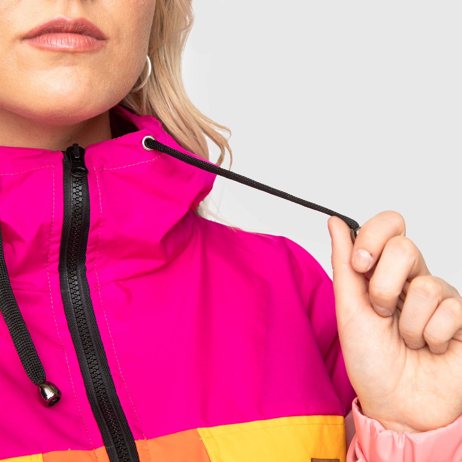 CORTAVIENTO WOMEN CROP PINKADELIC