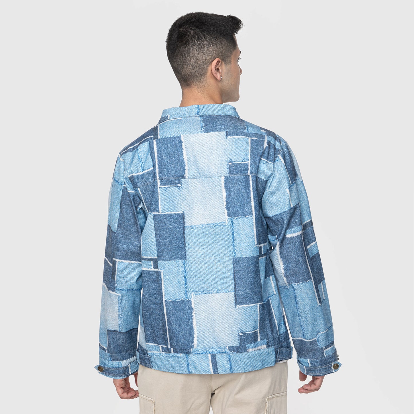 CHAQUETILLA DENIM PARCHES