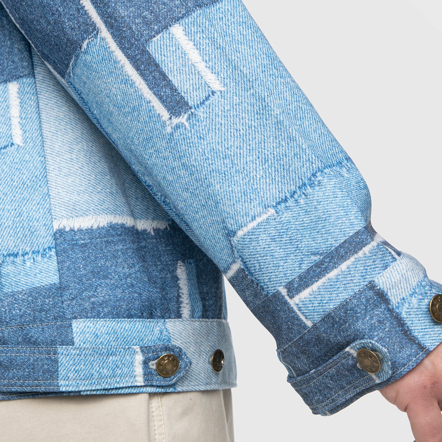 CHAQUETILLA DENIM PARCHES