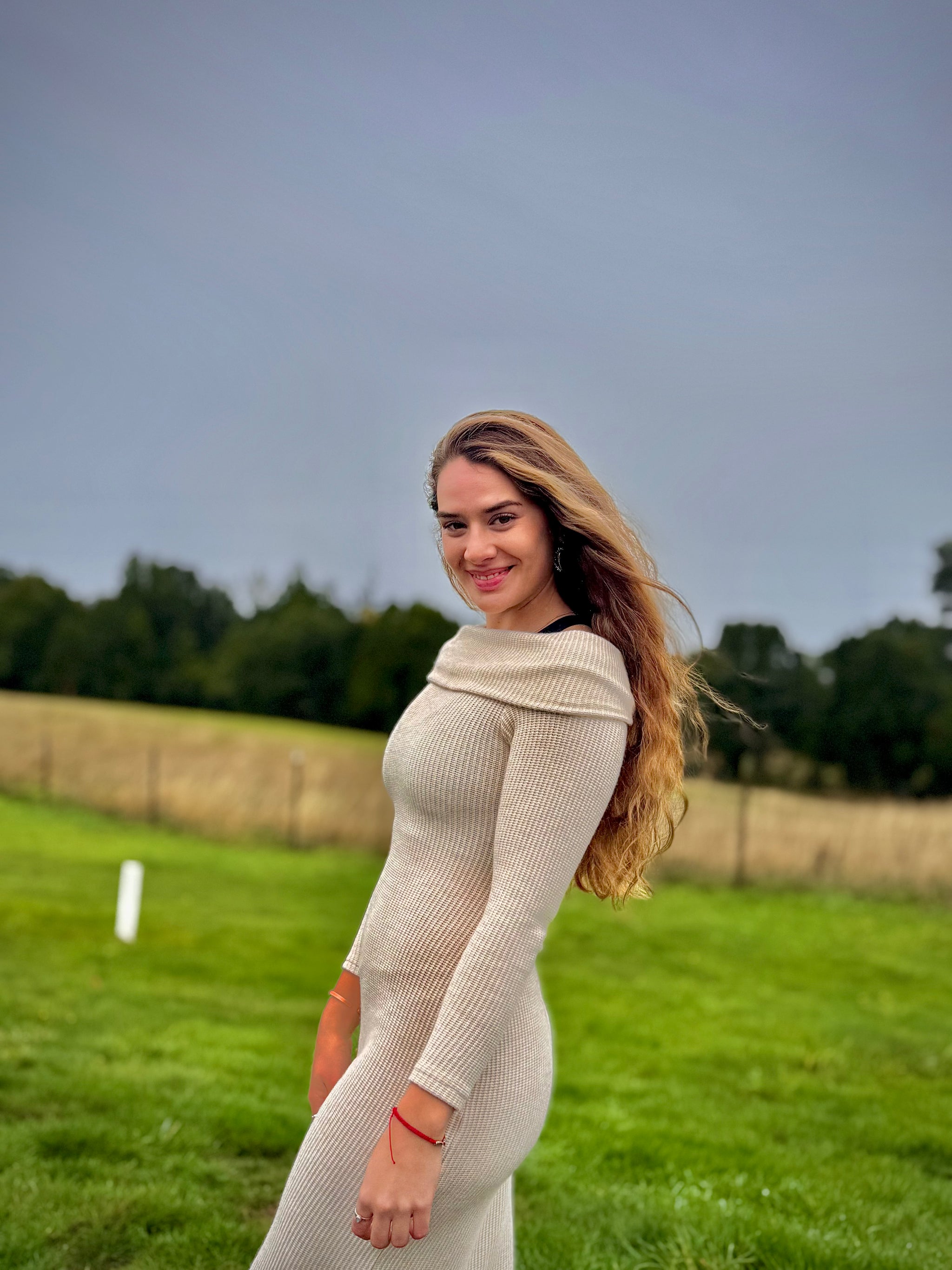 VESTIDO PUNTO COQUETTE