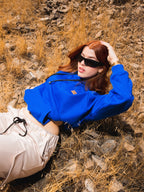 POLERON CANGURO AZUL