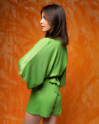 ENTERITO CORTO GOLD GREEN