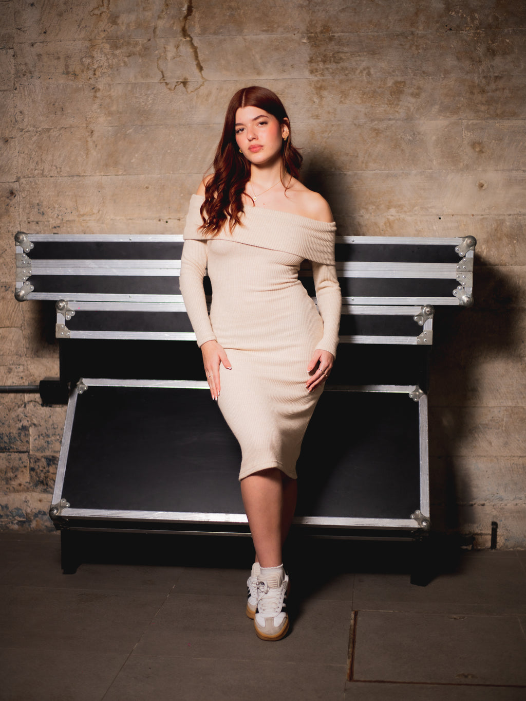 VESTIDO PUNTO COQUETTE