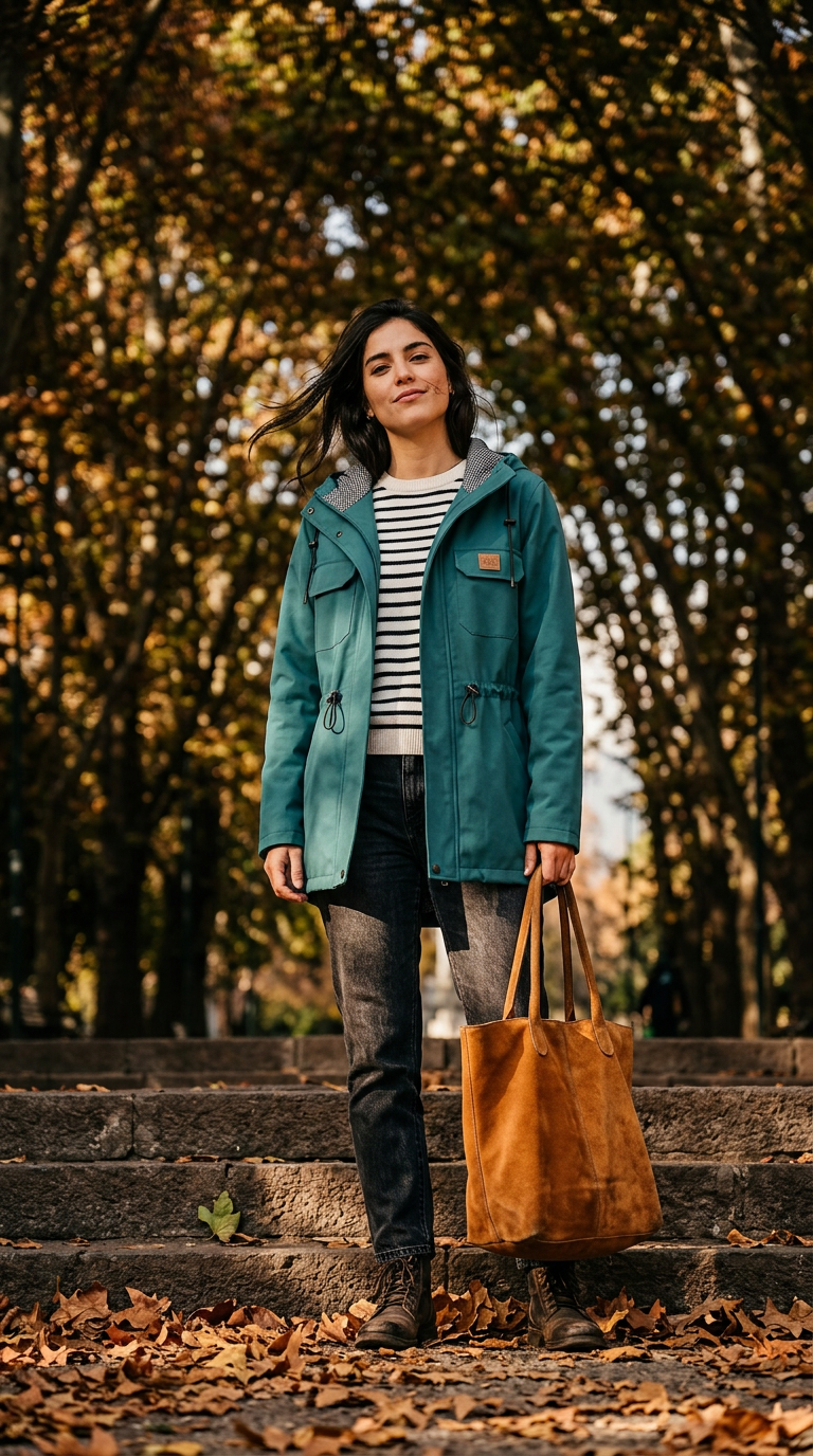Parka Turquesa Urban Trek