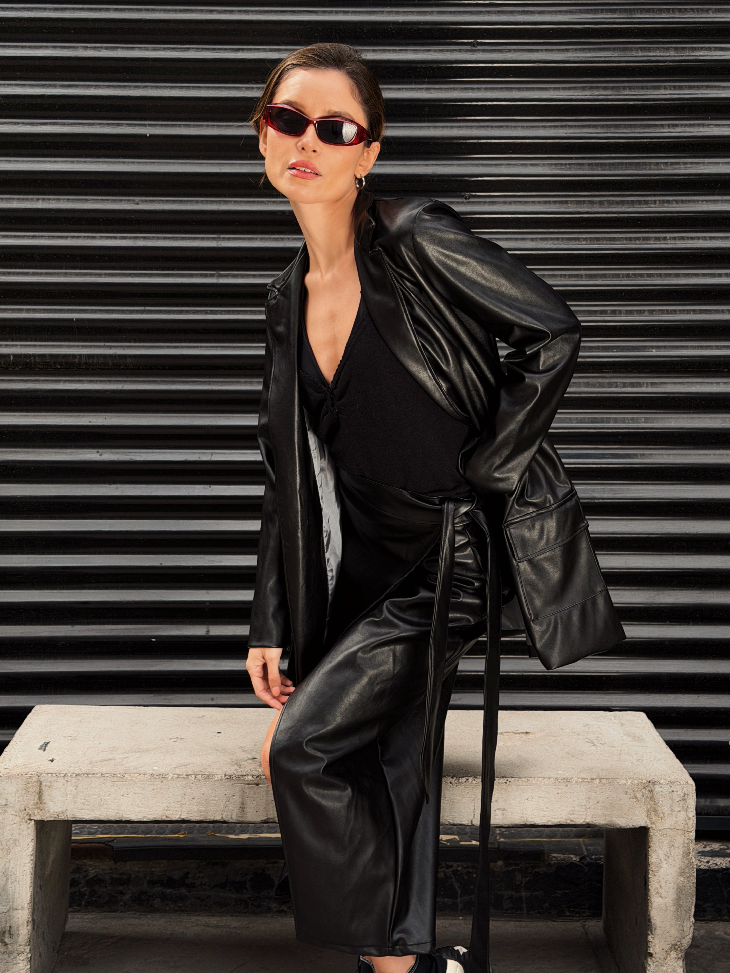 Abrigo - Camel Leather