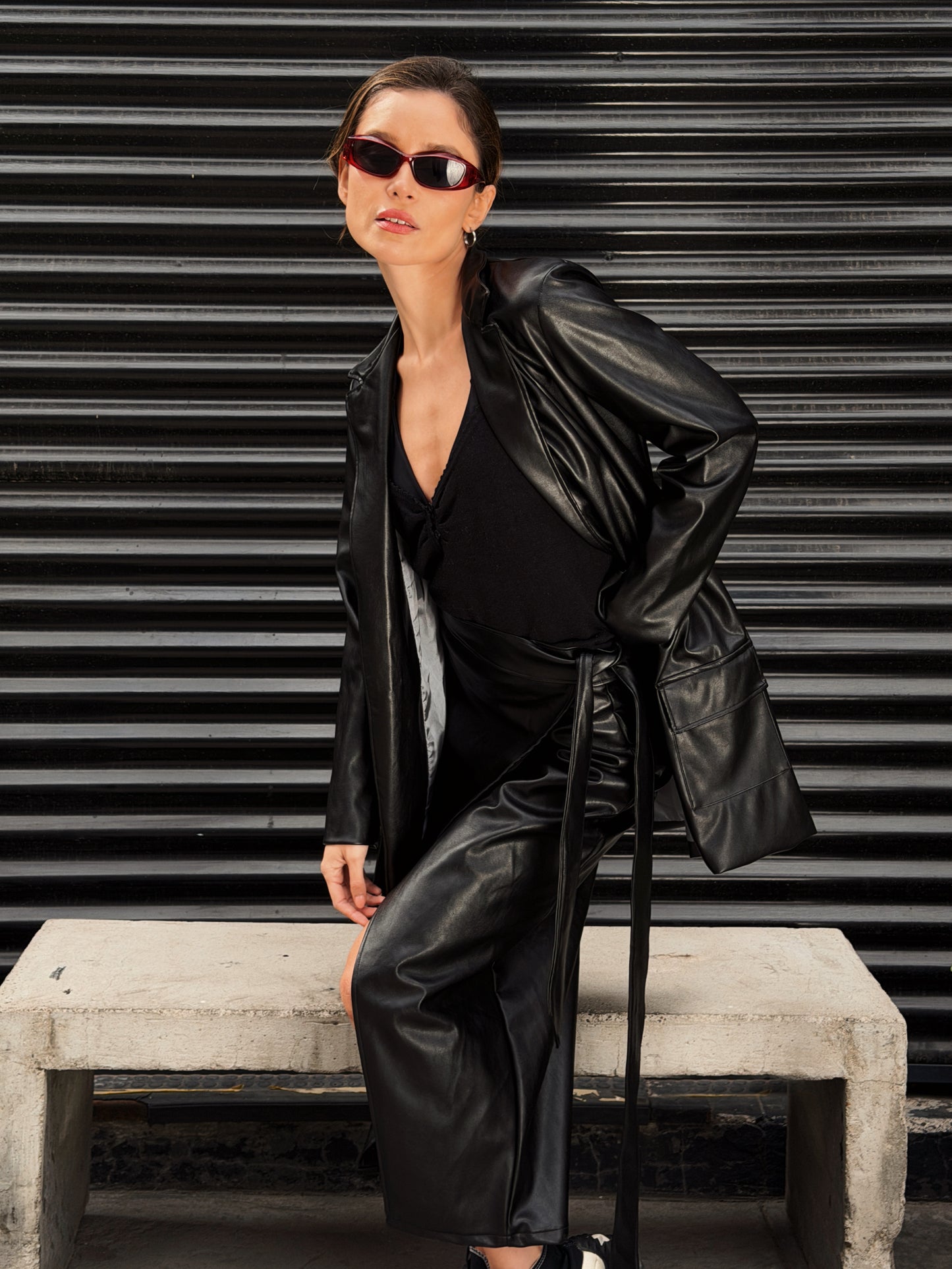 Abrigo - Camel Leather