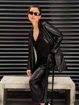Abrigo - Camel Leather