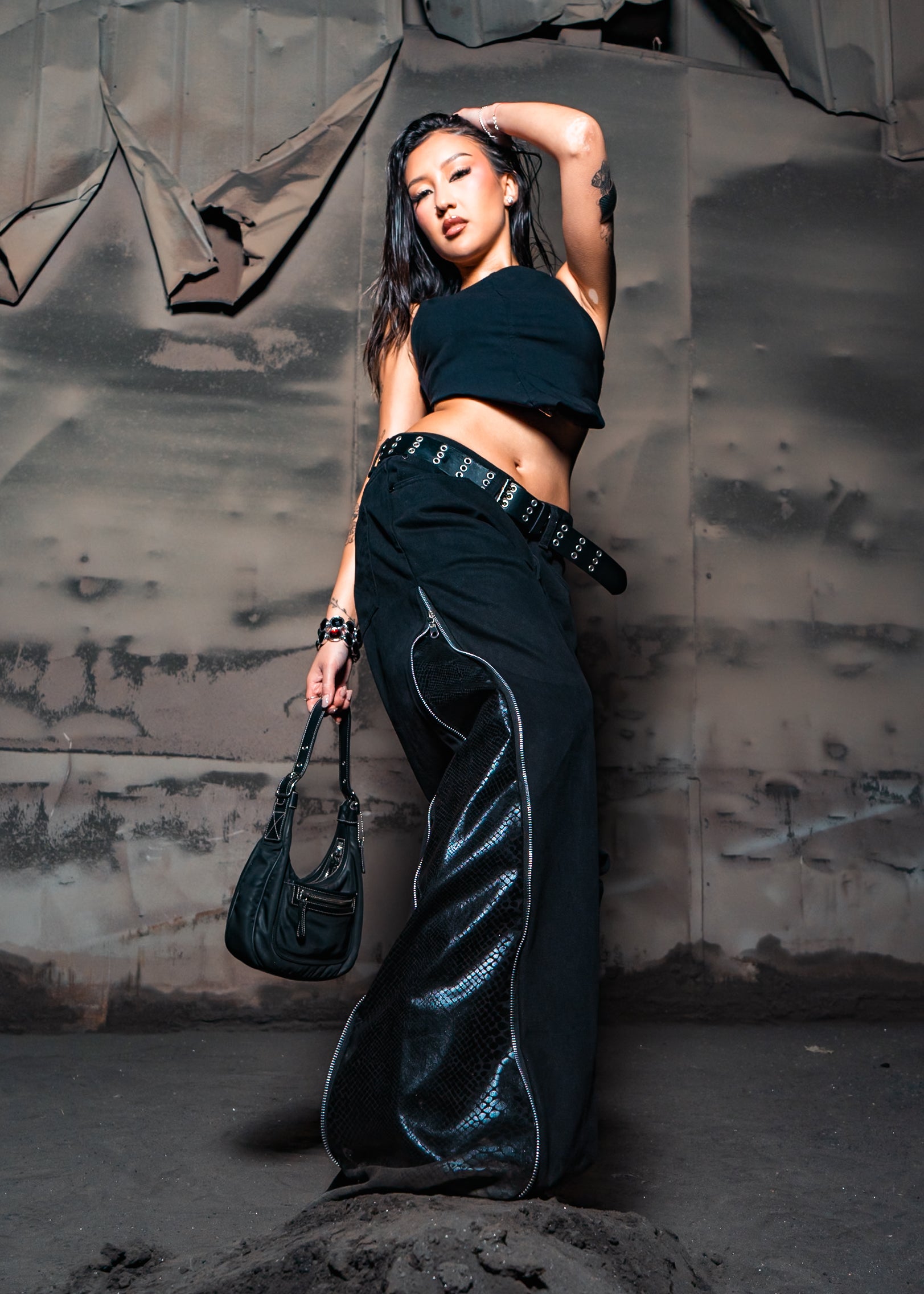 Snake baggy Jeans