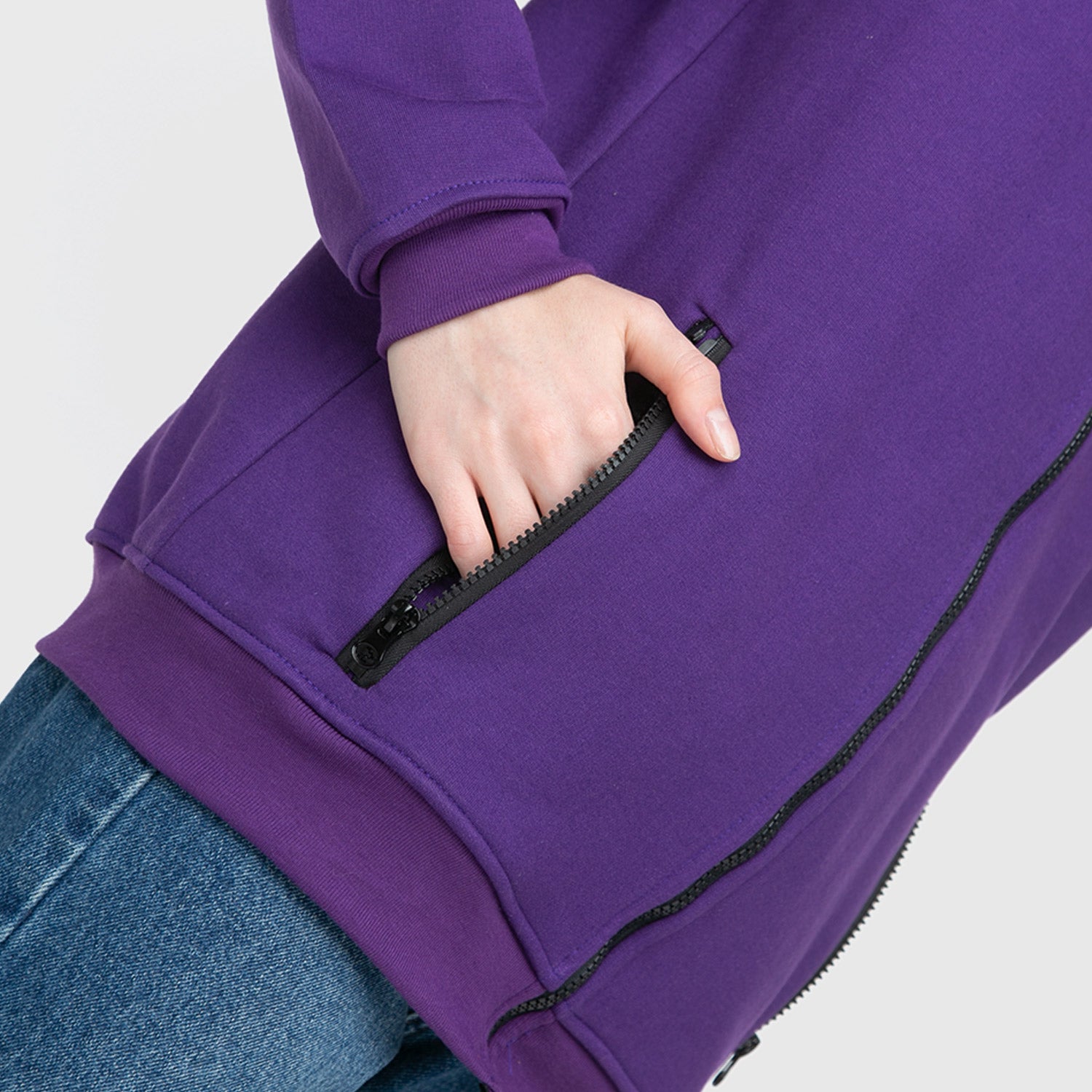 Poleron Hoodie Morado
