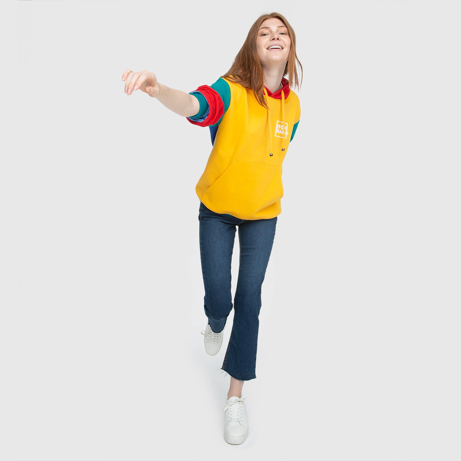 Poleron Hoodie Yellow