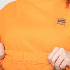 POLERON CROP TOP NARANJA