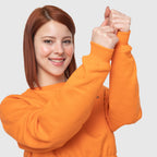 POLERON CROP TOP NARANJA