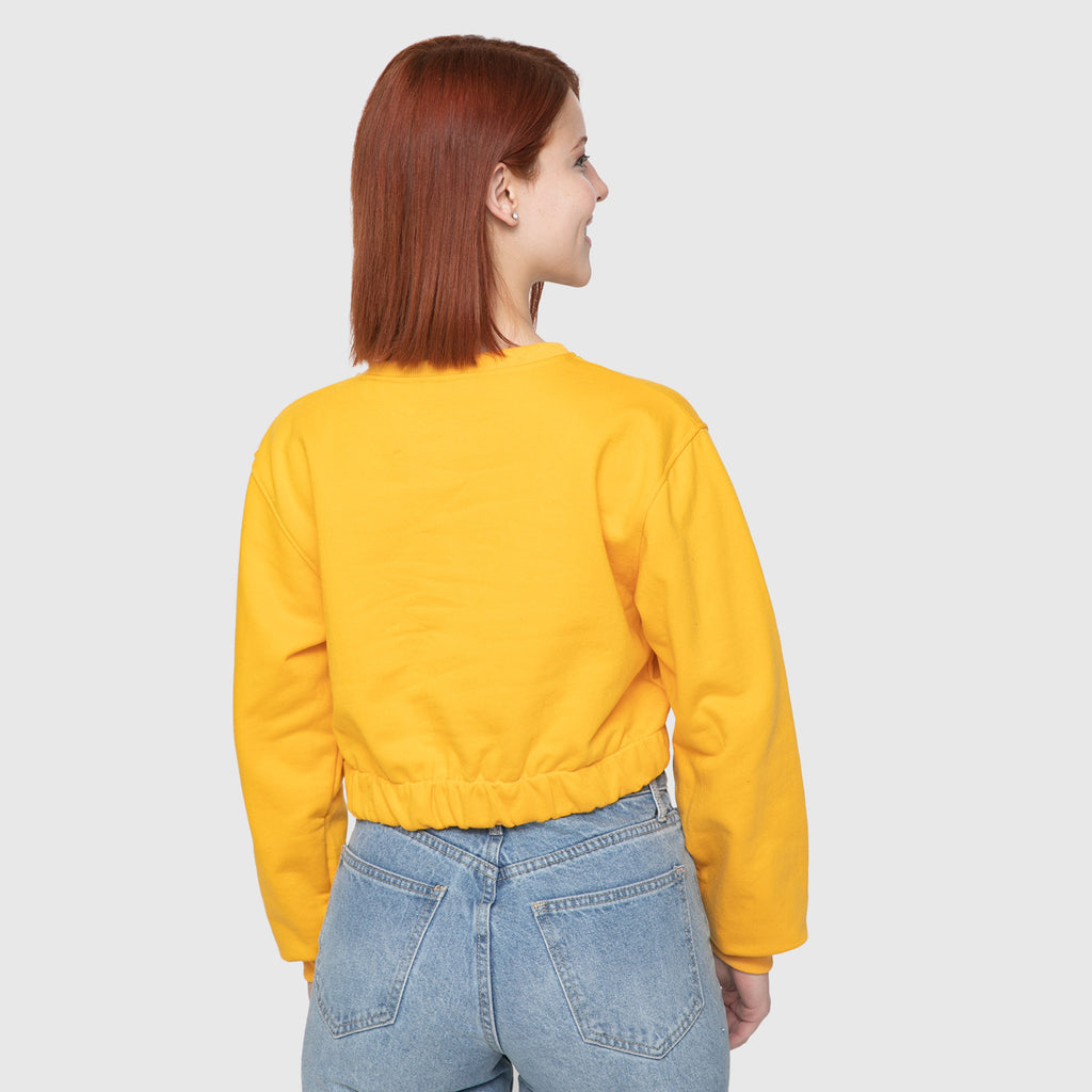 POLERON CROP TOP AMARILLO