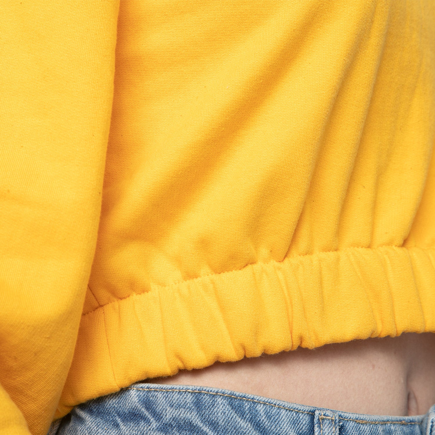 POLERON CROP TOP AMARILLO