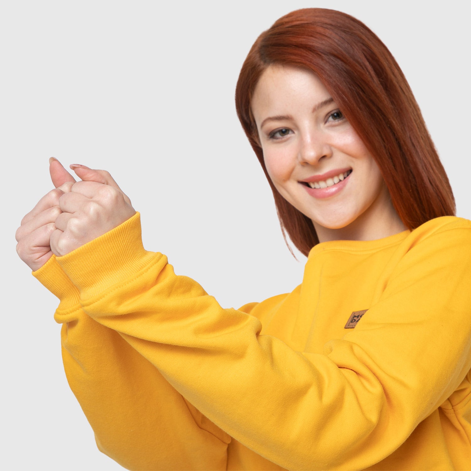 POLERON CROP TOP AMARILLO