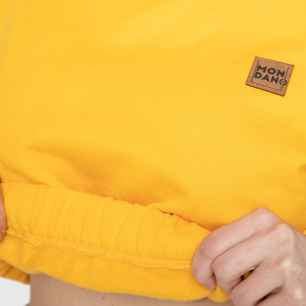 POLERON CROP TOP AMARILLO